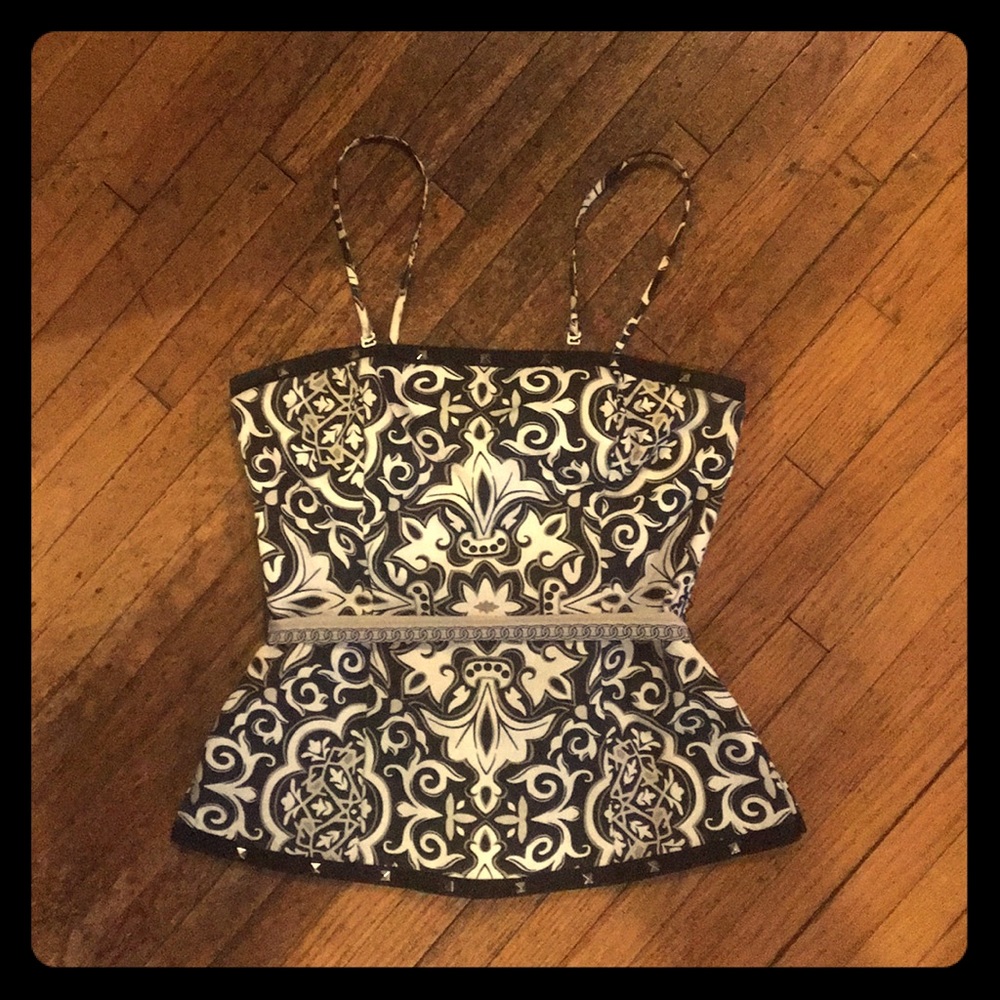 White House Black Market Corset Top